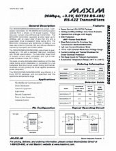 DataSheet MAX3295 pdf